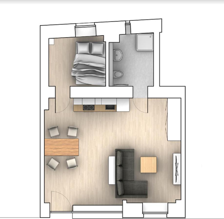 Neue 2-Zi-Apartment 15 Min Entfernung Zum Hbf Und Brandenburger Tor Berlin Exterior foto